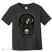 Occult Tarot Card The Death Skeleton Goth Dark Witchcraft Toddler T-Shirt thumb 0