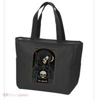 Occult Tarot Card The Death Skeleton Goth Dark Witchcraft Tote Bag thumb 3