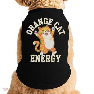 Orange Tabby Cat Orange Cat Energy Doggie Tank