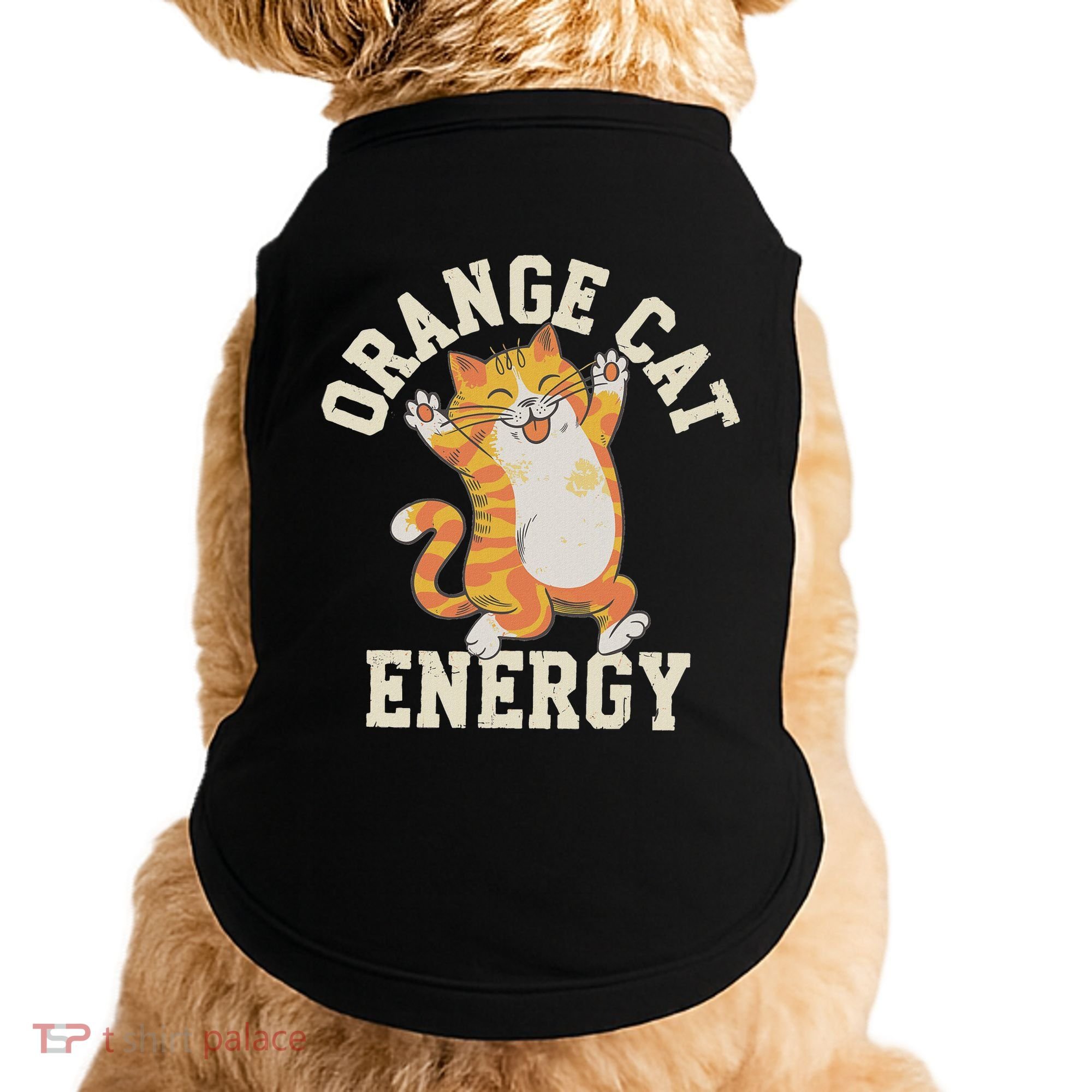 Orange Tabby Cat Orange Cat Energy Doggie Tank