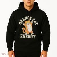 Orange Tabby Cat Orange Cat Energy Hoodie thumb 2