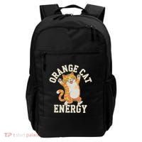 Orange Tabby Cat Orange Cat Energy Backpack thumb 0