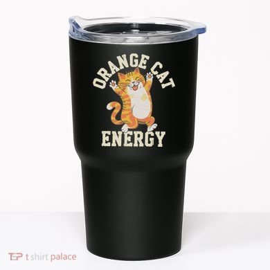Orange Tabby Cat Orange Cat Energy Tumbler