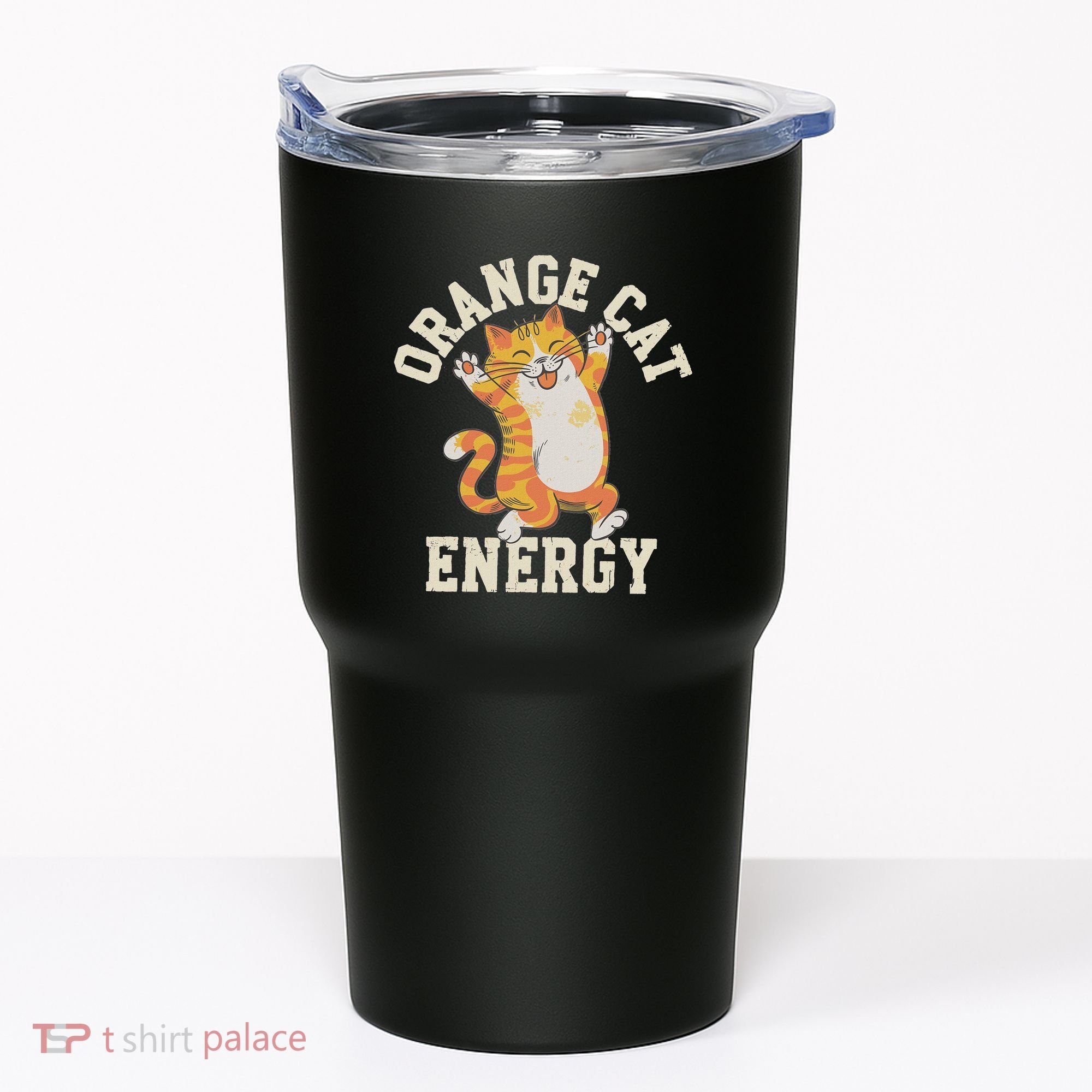 Orange Tabby Cat Orange Cat Energy Tumbler