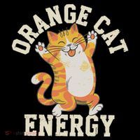 Orange Tabby Cat Orange Cat Energy Mousepad thumb 1