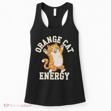 Orange Tabby Cat Orange Cat Energy Women's Tank Top