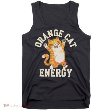 Orange Tabby Cat Orange Cat Energy Tank Top