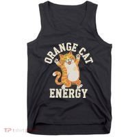 Orange Tabby Cat Orange Cat Energy Tank Top thumb 0