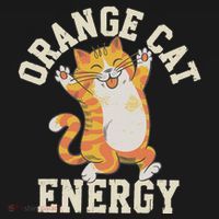 Orange Tabby Cat Orange Cat Energy Visor thumb 3