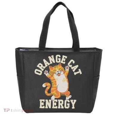Orange Tabby Cat Orange Cat Energy Tote Bag