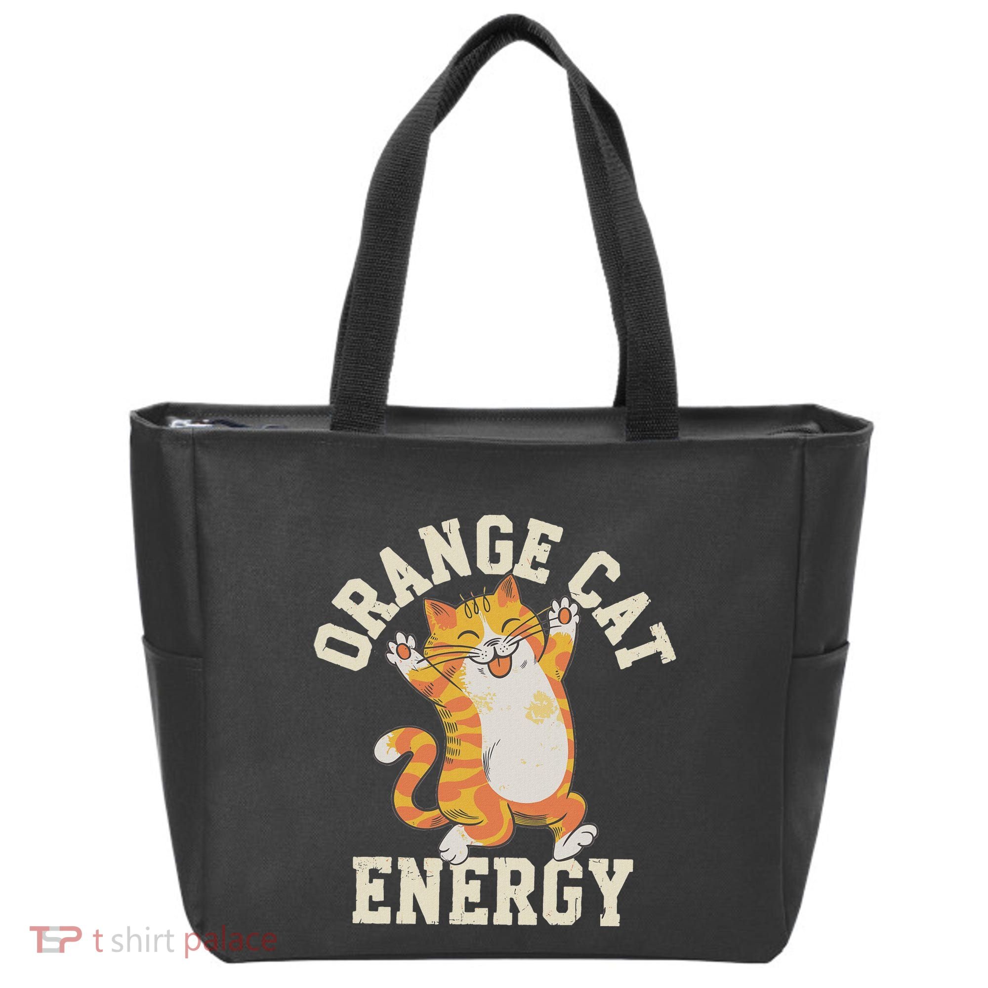 Orange Tabby Cat Orange Cat Energy Tote Bag