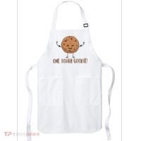 One Tough Cookie Cute Chocolate Chip Cookie With Muscles Apron thumb 0