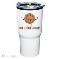 One Tough Cookie Cute Chocolate Chip Cookie With Muscles Tumbler thumb 0