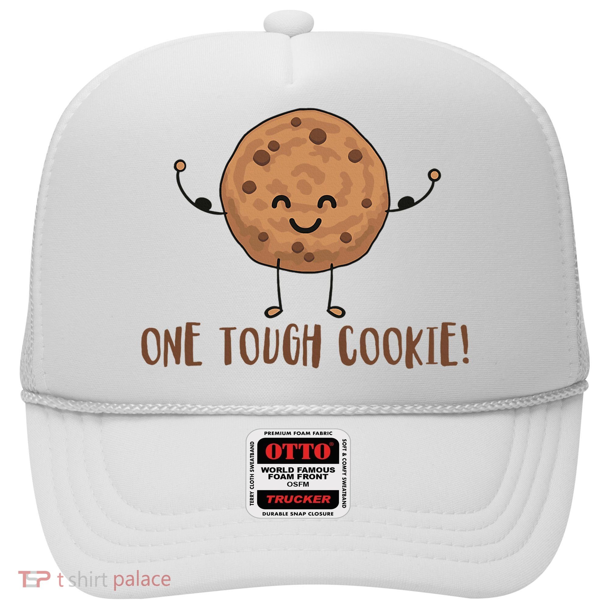 One Tough Cookie Cute Chocolate Chip Cookie With Muscles Hat