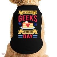 Only The Coolest Geeks Are Born On Pie Day Doggie Tank thumb 0