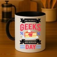 Only The Coolest Geeks Are Born On Pie Day Coffee Mug thumb 4