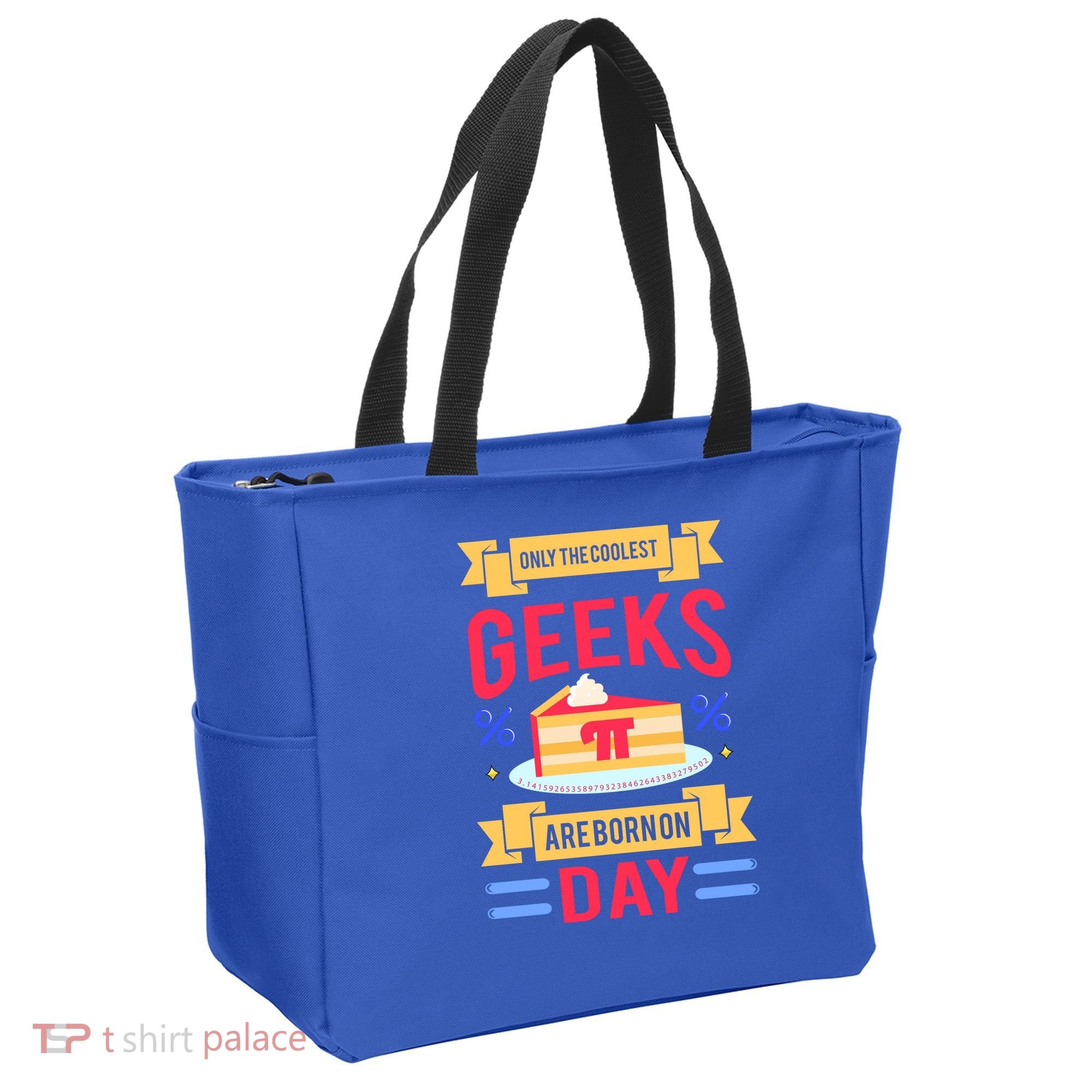 Only The Coolest Geeks Are Born On Pie Day Tote Bag