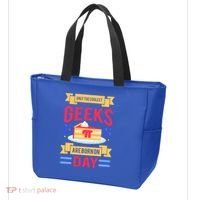 Only The Coolest Geeks Are Born On Pie Day Tote Bag thumb 3