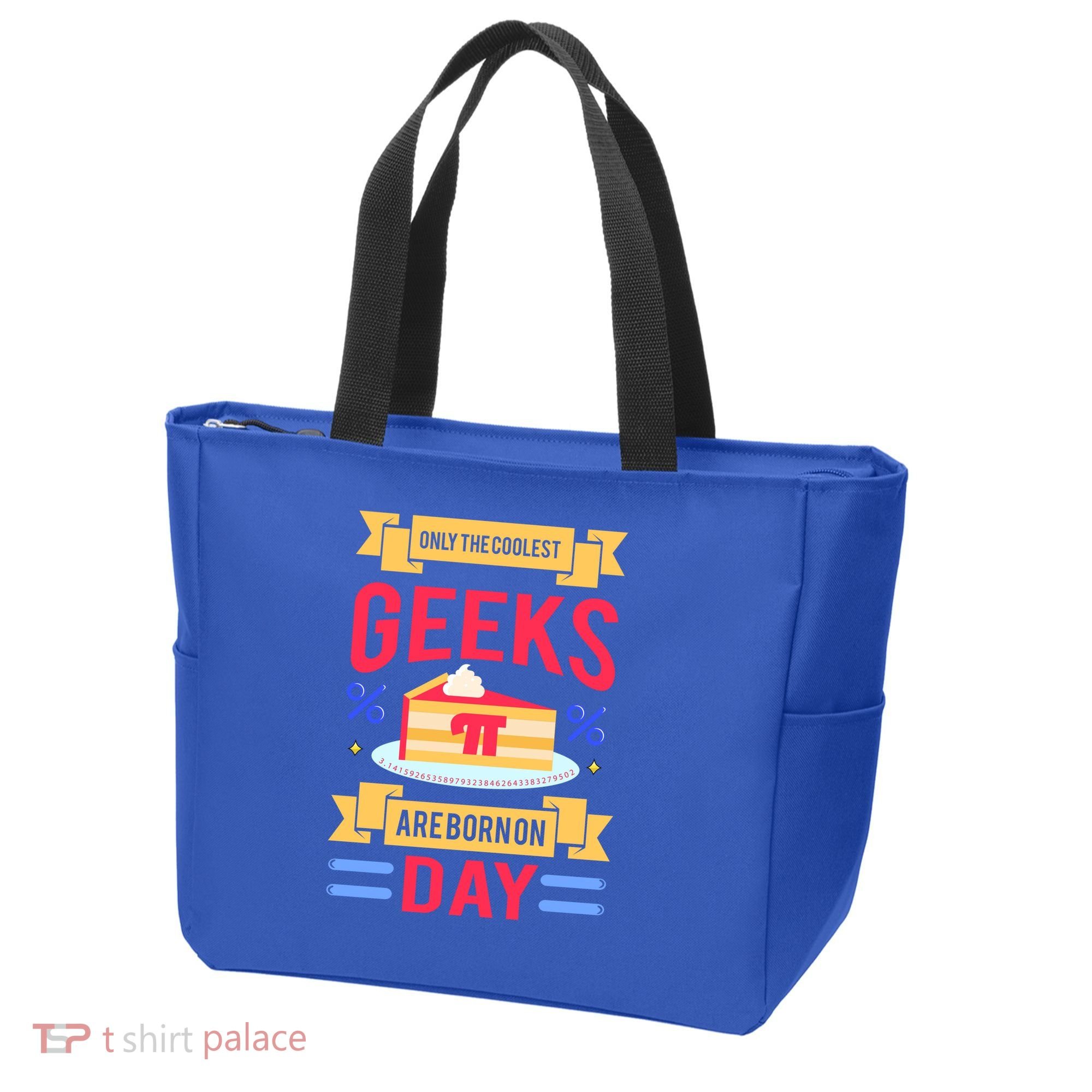 Only The Coolest Geeks Are Born On Pie Day Tote Bag