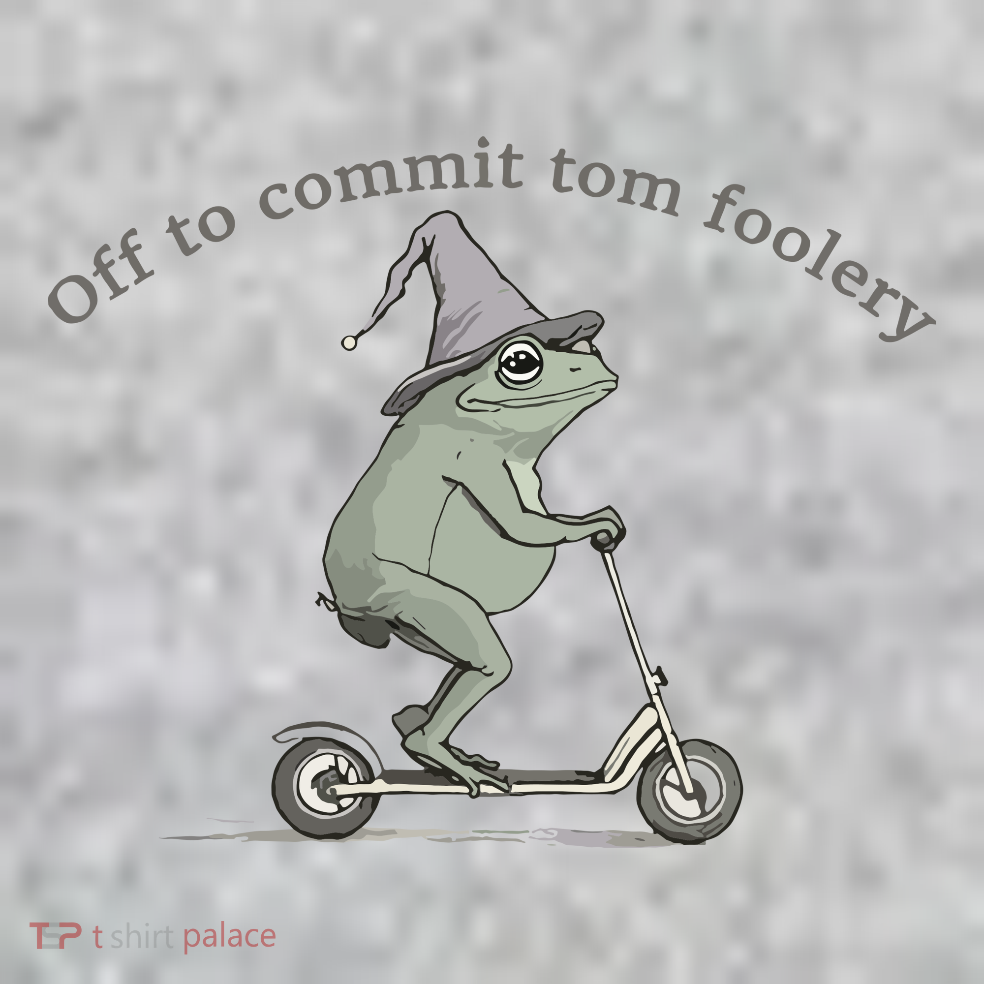 Off To Commit Tom Foolery Frog And Fun Playful Humor Sweatshirt
