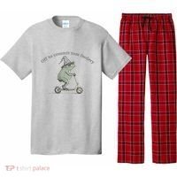 Off To Commit Tom Foolery Frog And Fun Playful Humor Pajama Set thumb 0
