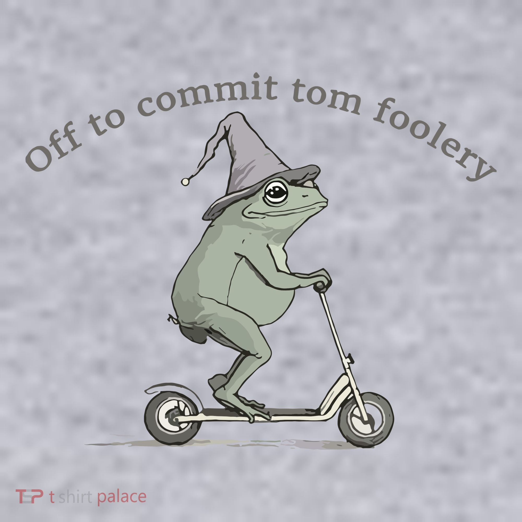 Off To Commit Tom Foolery Frog And Fun Playful Humor Women's Sweatshirt