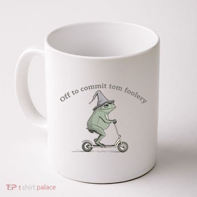 Off To Commit Tom Foolery Frog And Fun Playful Humor Coffee Mug