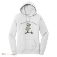 Off To Commit Tom Foolery Frog And Fun Playful Humor Women's Hoodie thumb 0