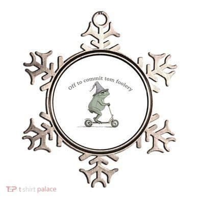 Off To Commit Tom Foolery Frog And Fun Playful Humor Ornament