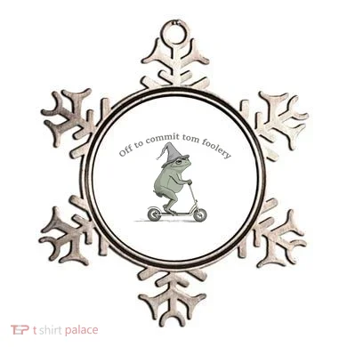Off To Commit Tom Foolery Frog And Fun Playful Humor Ornament
