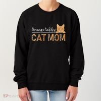 Orange Tabby Cat Mama Leopard Orange Tabby Cat Owner Women's Sweatshirt thumb 0