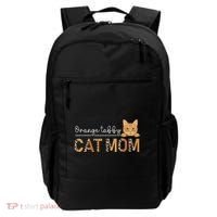 Orange Tabby Cat Mama Leopard Orange Tabby Cat Owner Backpack thumb 0