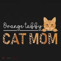 Orange Tabby Cat Mama Leopard Orange Tabby Cat Owner Ornament thumb 1