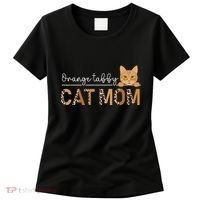 Orange Tabby Cat Mama Leopard Orange Tabby Cat Owner Women's T-Shirt thumb 0