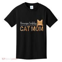 Orange Tabby Cat Mama Leopard Orange Tabby Cat Owner Kids T-Shirt thumb 0