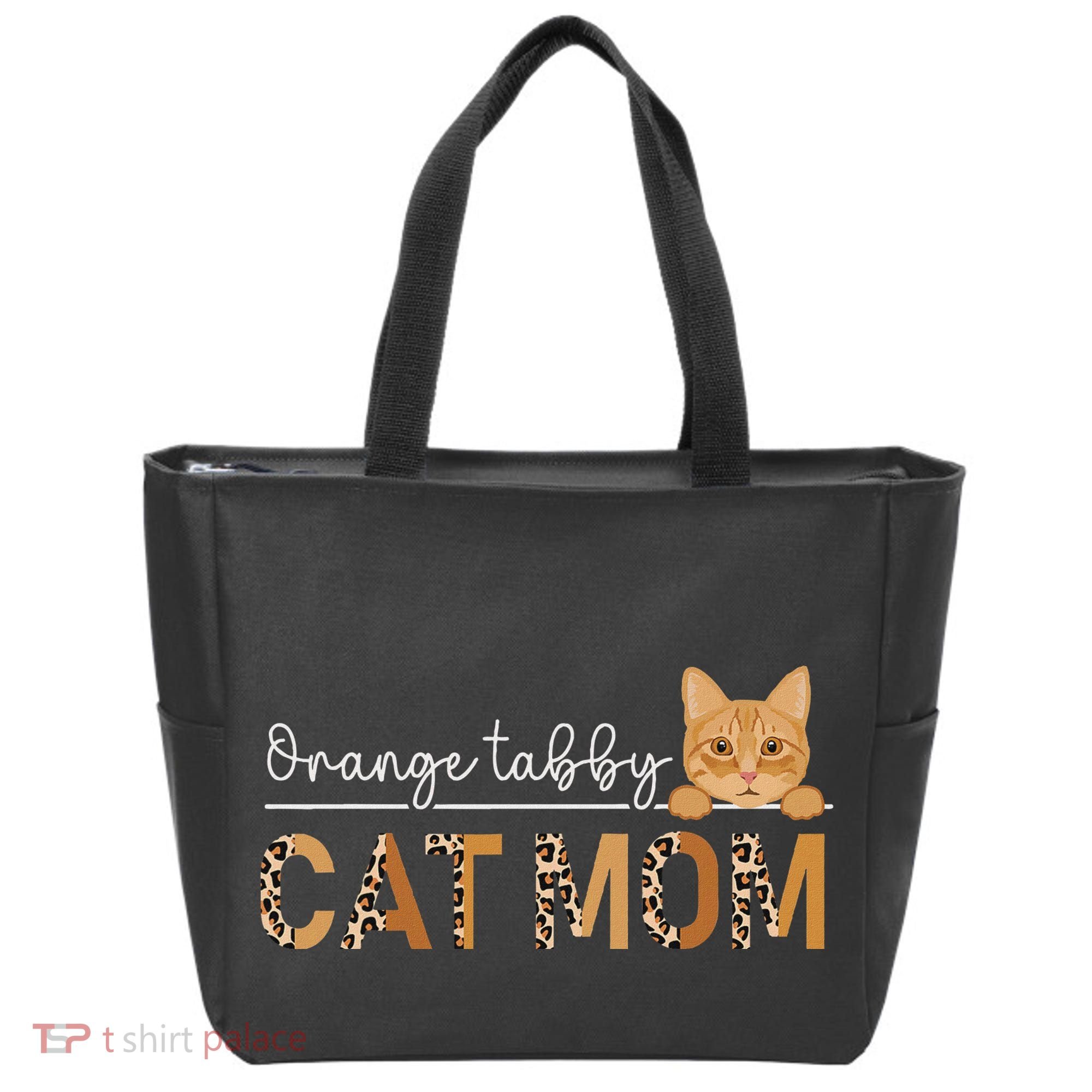 Orange Tabby Cat Mama Leopard Orange Tabby Cat Owner Tote Bag