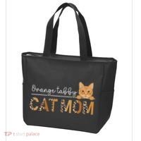Orange Tabby Cat Mama Leopard Orange Tabby Cat Owner Tote Bag thumb 3