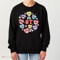 Occupational Therapy Candy Heart Valentines Day Women's Sweatshirt thumb 0