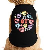 Occupational Therapy Candy Heart Valentines Day Doggie Tank thumb 0