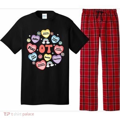 Occupational Therapy Candy Heart Valentines Day Pajama Set