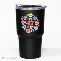 Occupational Therapy Candy Heart Valentines Day Tumbler thumb 0