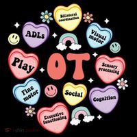 Occupational Therapy Candy Heart Valentines Day Ornament thumb 1