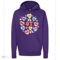 Occupational Therapy Candy Heart Valentines Day Hoodie thumb 0