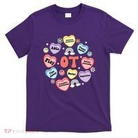 Occupational Therapy Candy Heart Valentines Day T-Shirt thumb 0
