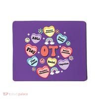 Occupational Therapy Candy Heart Valentines Day Mousepad thumb 0