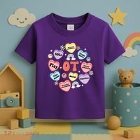 Occupational Therapy Candy Heart Valentines Day Toddler T-Shirt thumb 3