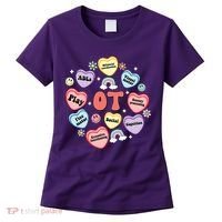 Occupational Therapy Candy Heart Valentines Day Women's T-Shirt thumb 0