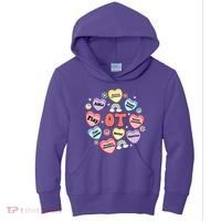 Occupational Therapy Candy Heart Valentines Day Kids Hoodie thumb 0