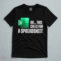 Oh This Calls For A Spreadsheet Funny Office T-Shirt thumb 5