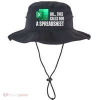 Oh This Calls For A Spreadsheet Funny Office Bucket Hat thumb 0